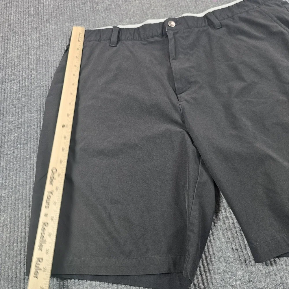 Adidas Shorts Mens 40 Black Chino Microfiber Stretch Golf Casual Summer - Picture 7 of 13